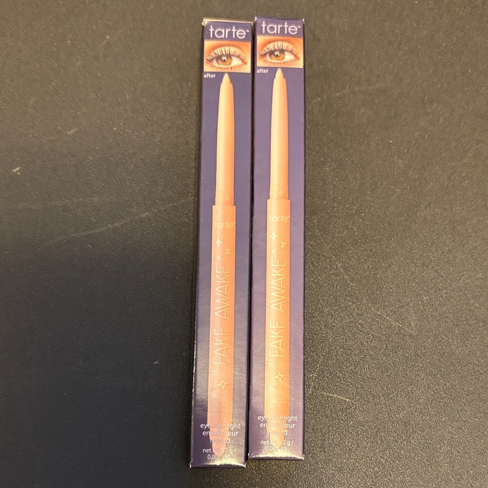 tarte Peach Nude Fake Awake Brightening Eye Pencil Duo
